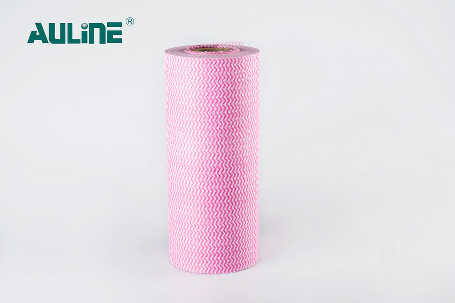 Серия Undee Printed Woodpulp из нетканого материала Spunlace Pink